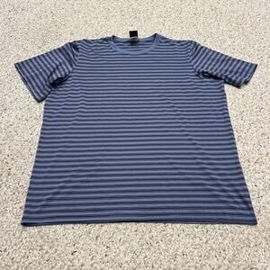 Vintage Patagonia Capilene Short Sleeve Striped Tee Men's Sz XL Made in USA Hike